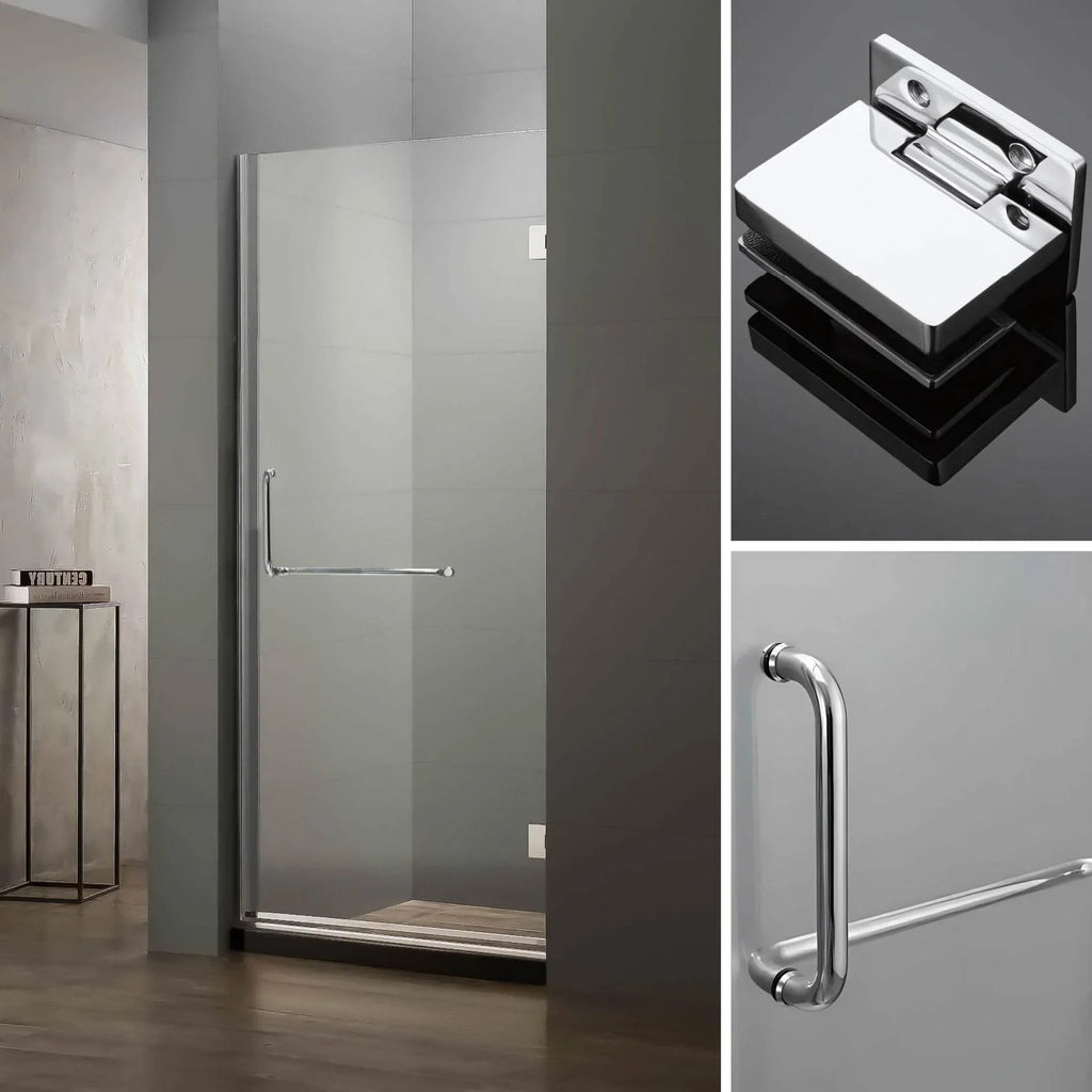 Frameless Hinged Shower Door