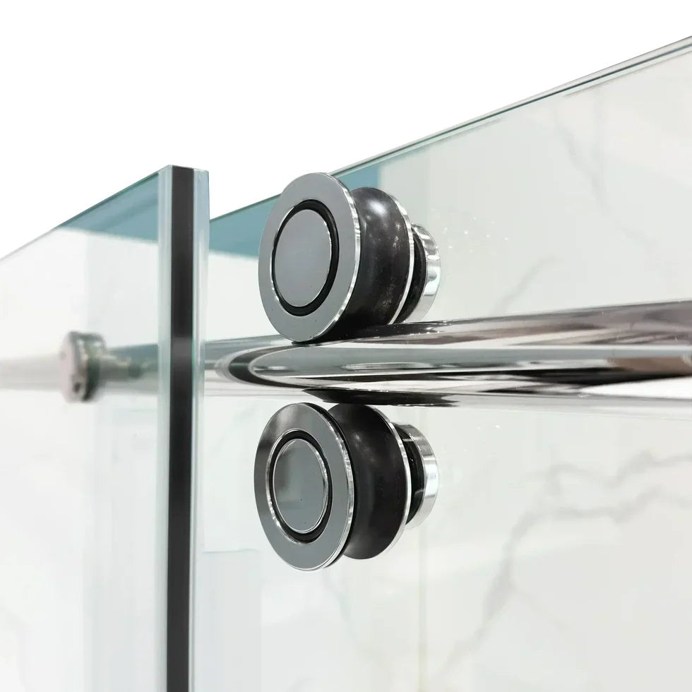 Alcove Reversible Sliding Shower Door