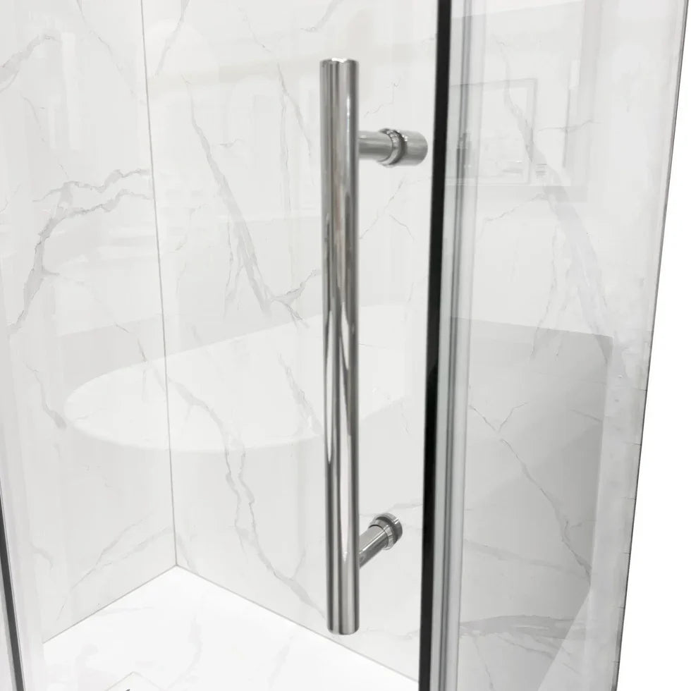 Alcove Reversible Sliding Shower Door
