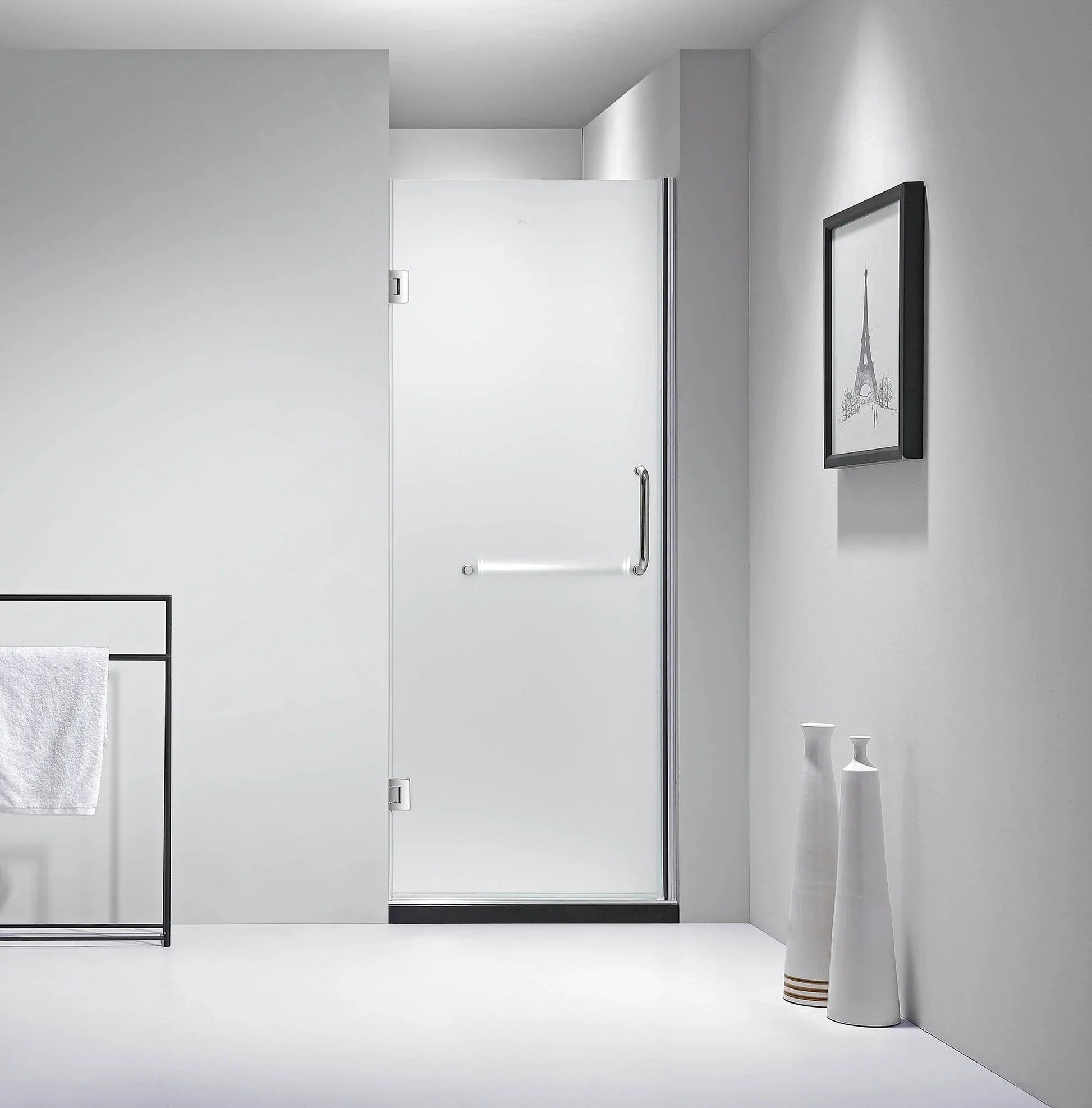 Frameless Hinged Shower Door