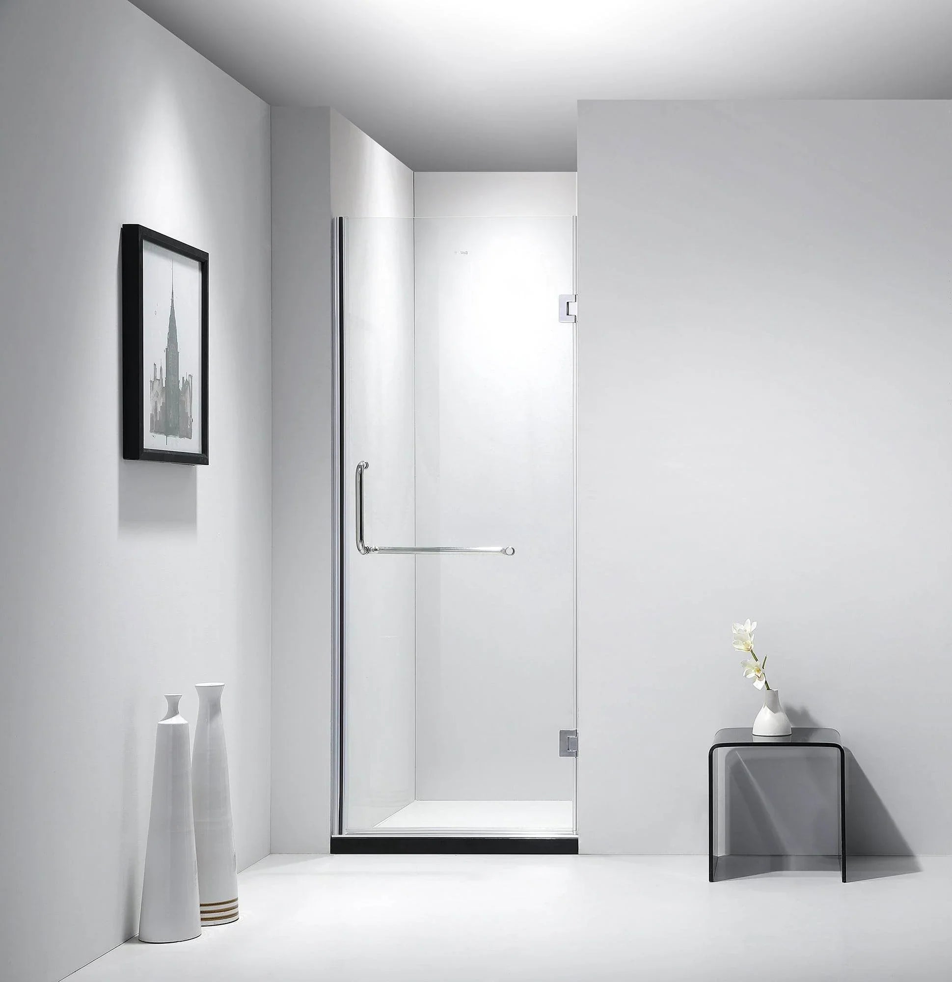 Frameless Hinged Shower Door