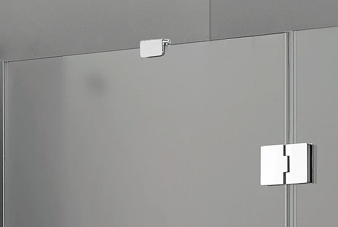 Frameless 3-Piece Corner Shower Enclosure