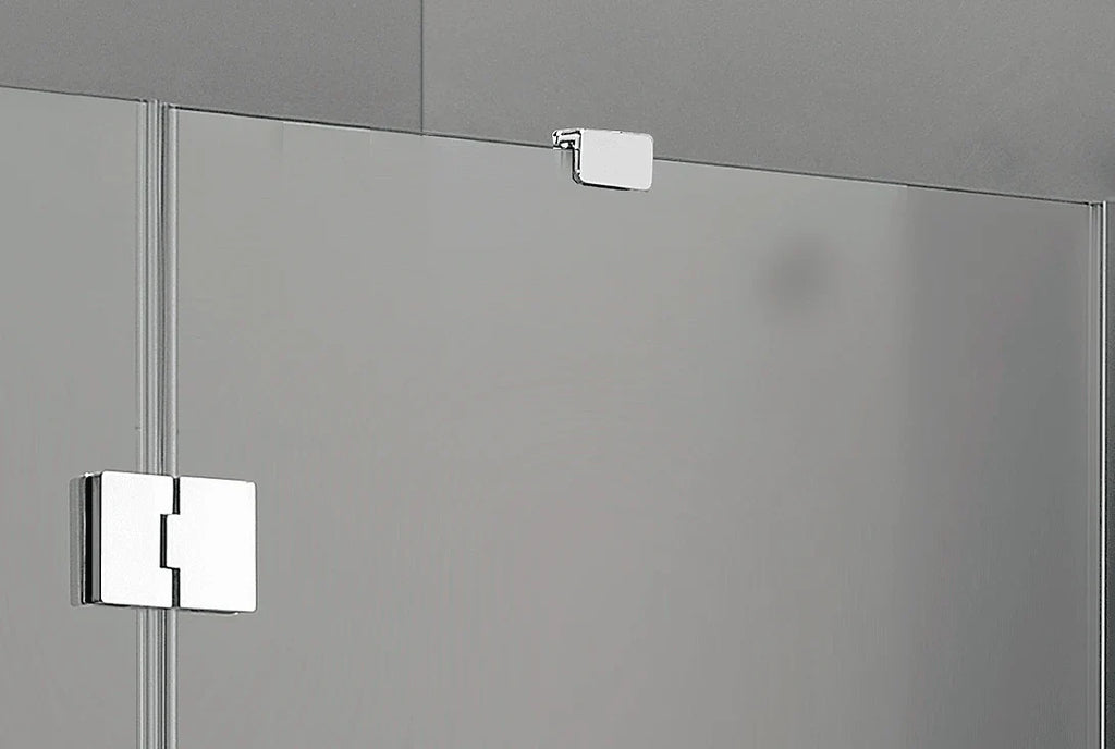 Frameless 3-Piece Corner Shower Enclosure