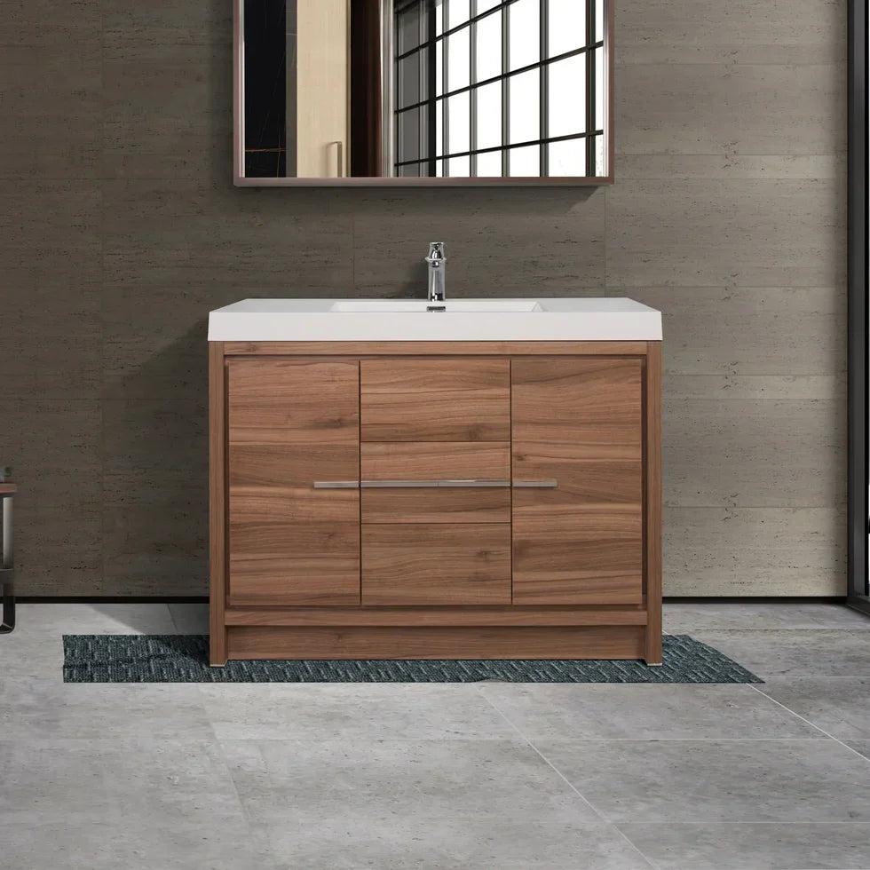 Walnut Freestanding Bathroom