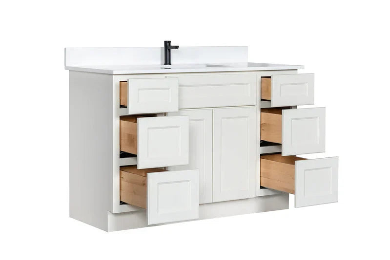 Bathroom Vanity in Off-White