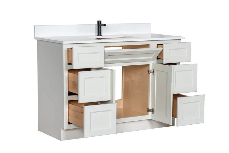 Bathroom Vanity in Off-White