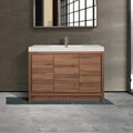 Walnut Freestanding Bathroom Vanity