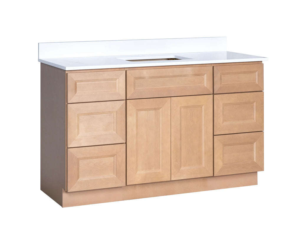 Single Sink Bathroom Vanity in Timber