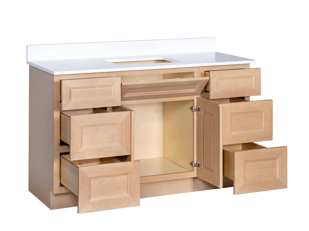 Single Sink Bathroom Vanity in Timber
