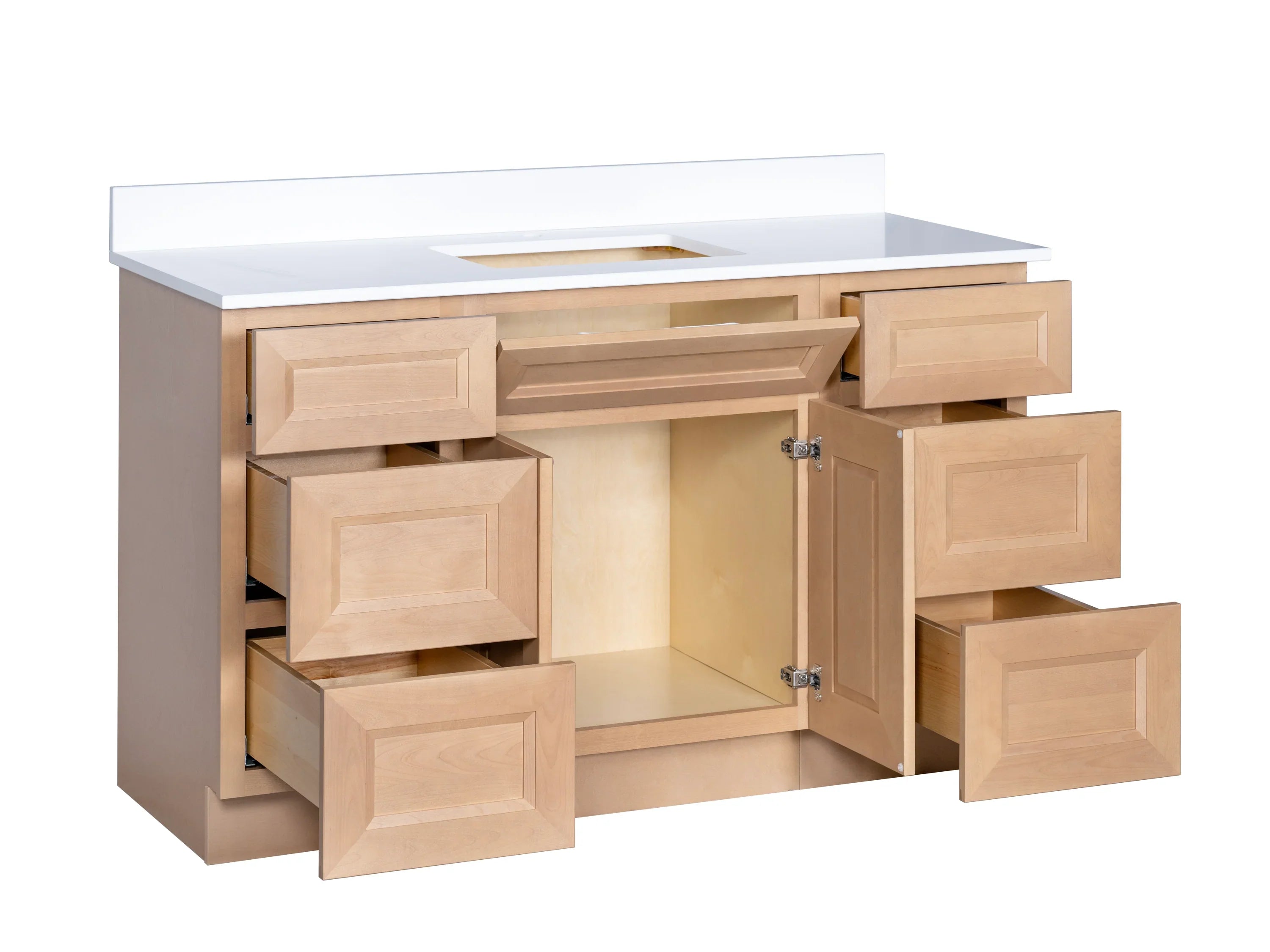 Single Sink Bathroom Vanity in Timber