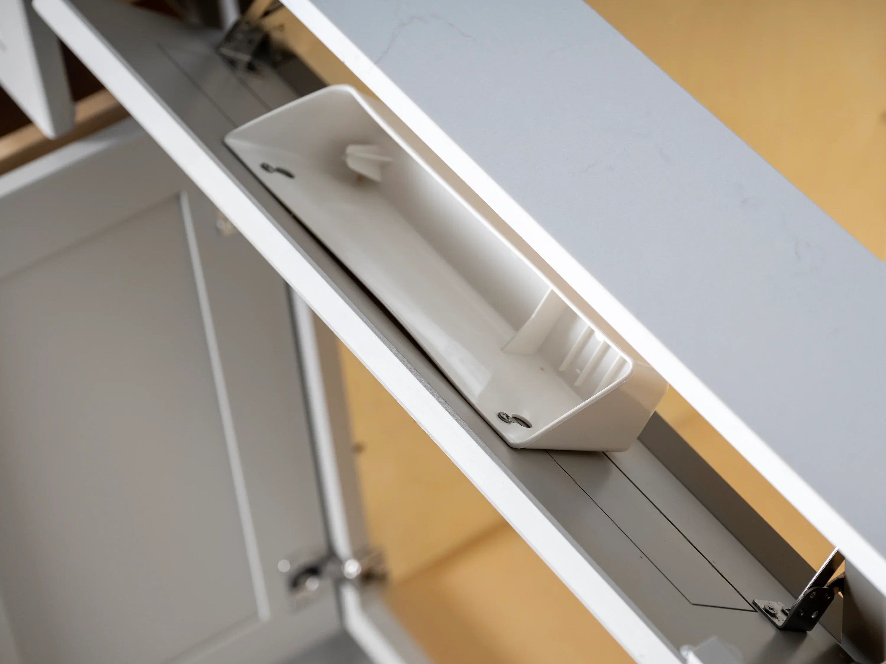 Bathroom Vanity in Greige with Legs