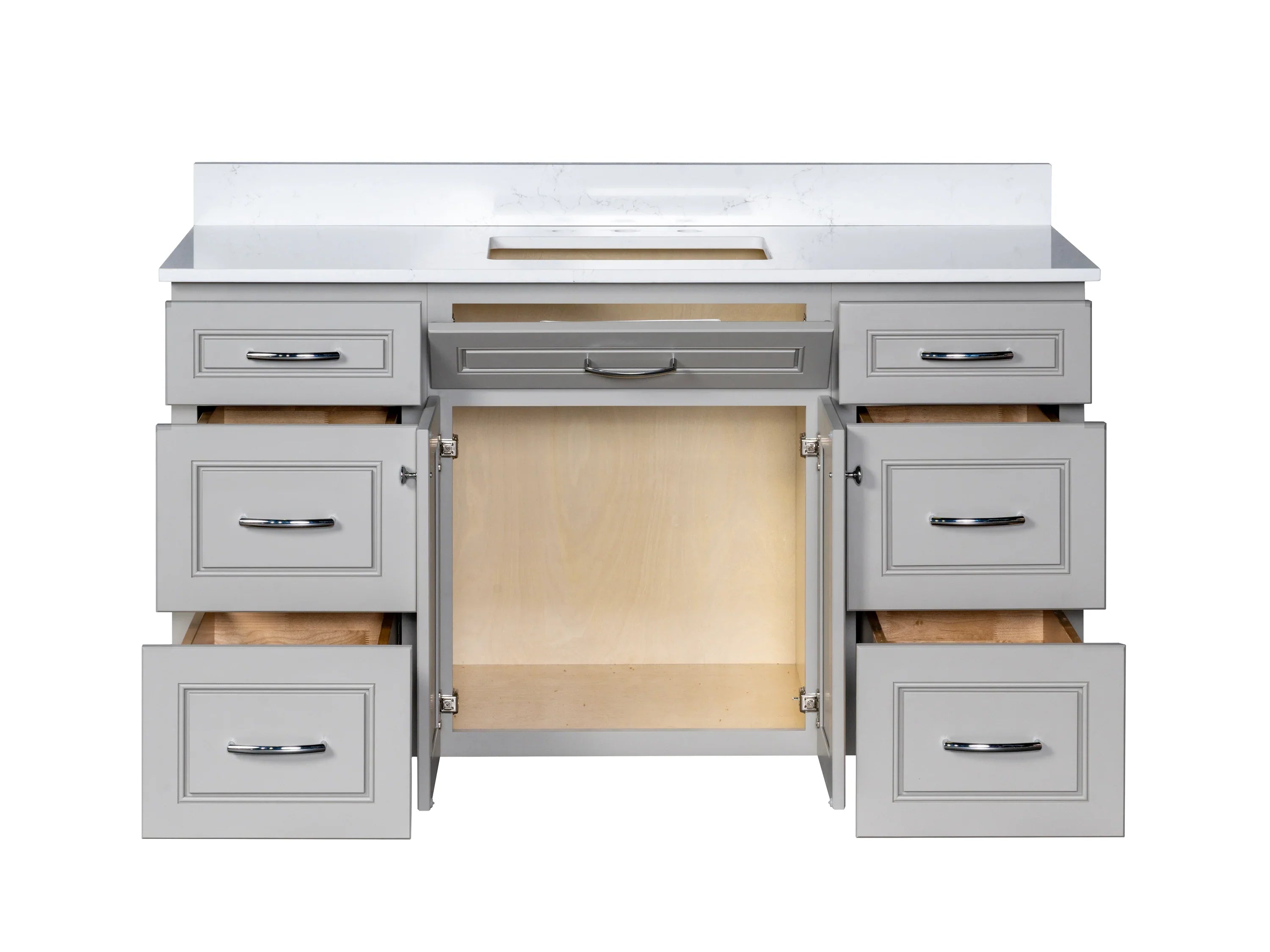 Bathroom Vanity in Greige with Legs