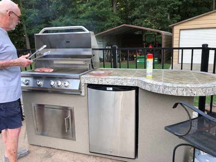 Kokomo Grill BBQ Island