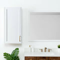 Satin White Wall Cabinet