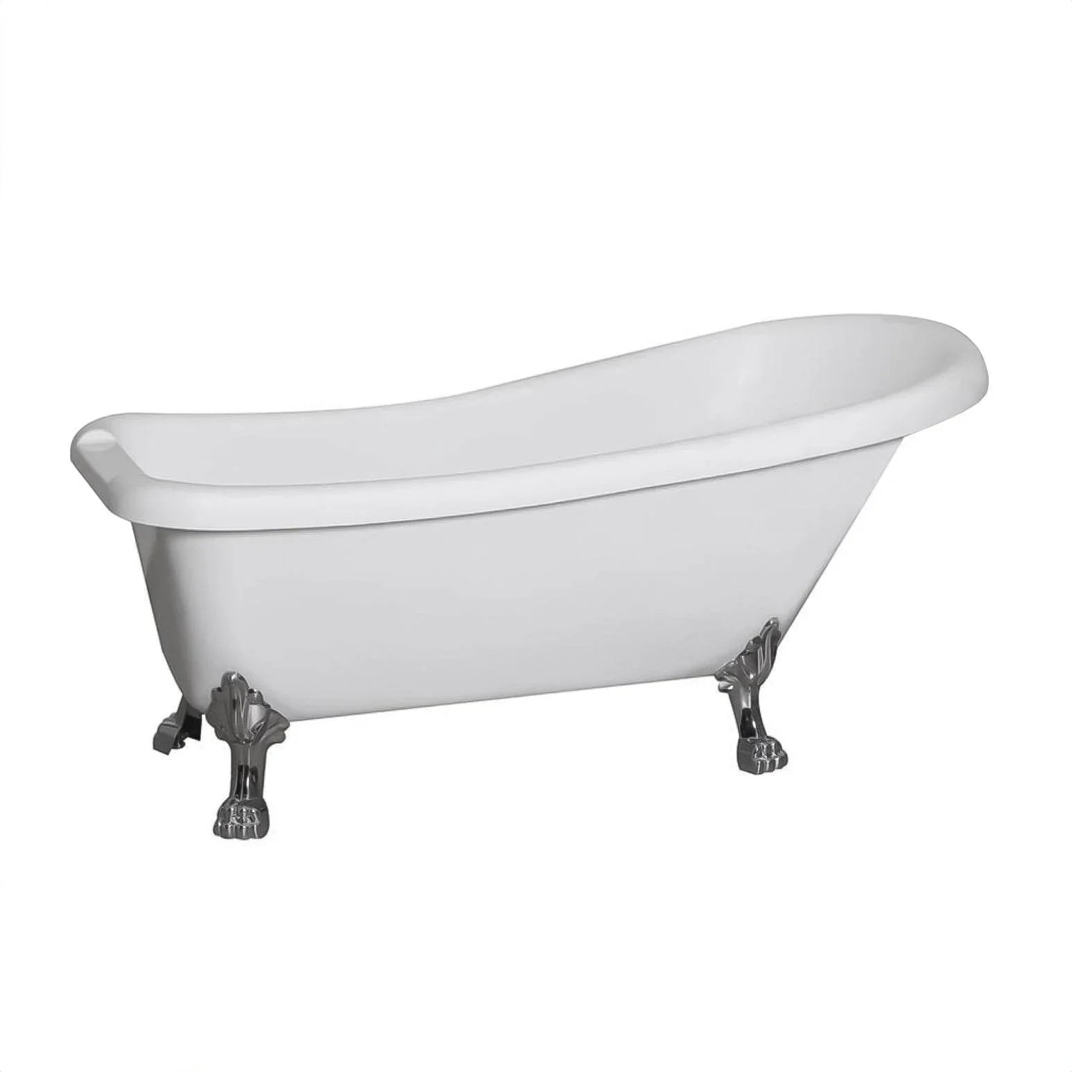Acrylic Claw Foot Oval Tub