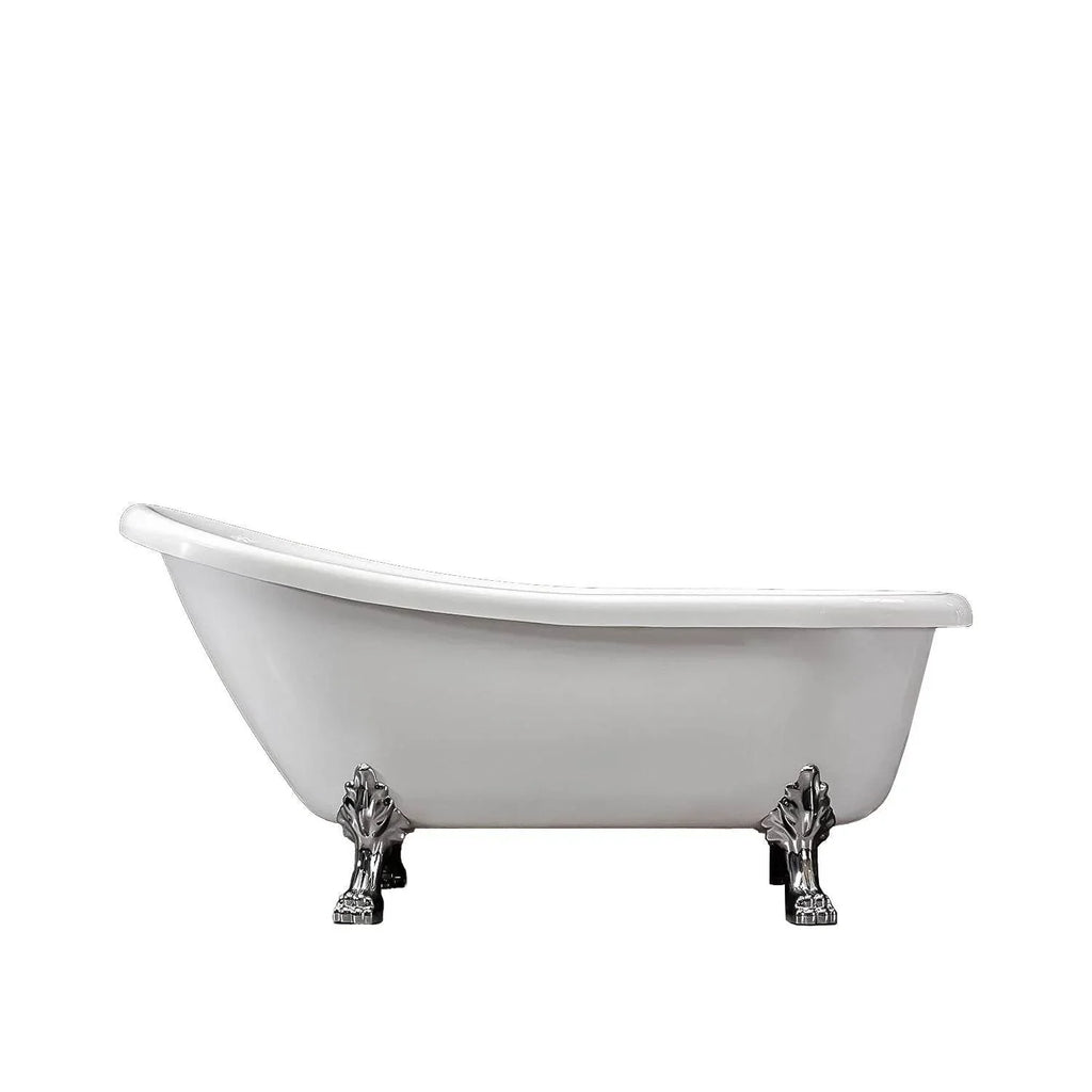 Acrylic Claw Foot Oval Tub