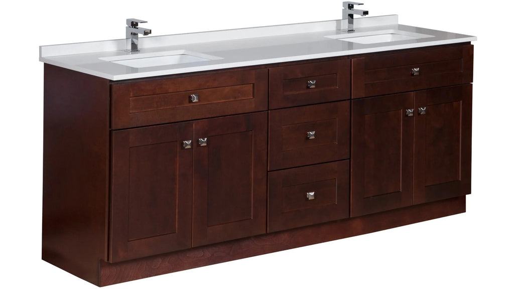 Double Sink Bathroom Vanity in Java