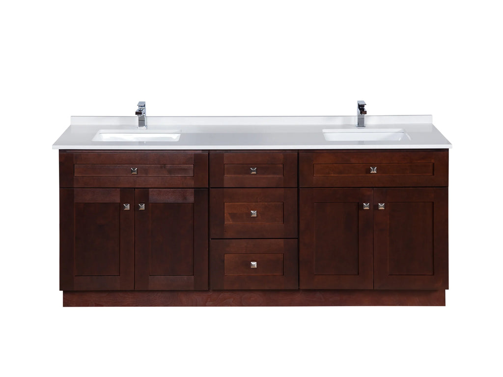 Double Sink Bathroom Vanity in Java