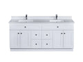 Double Sink Bathroom Vanity in White