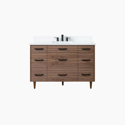 American Black Walnut Bathroom Vanity