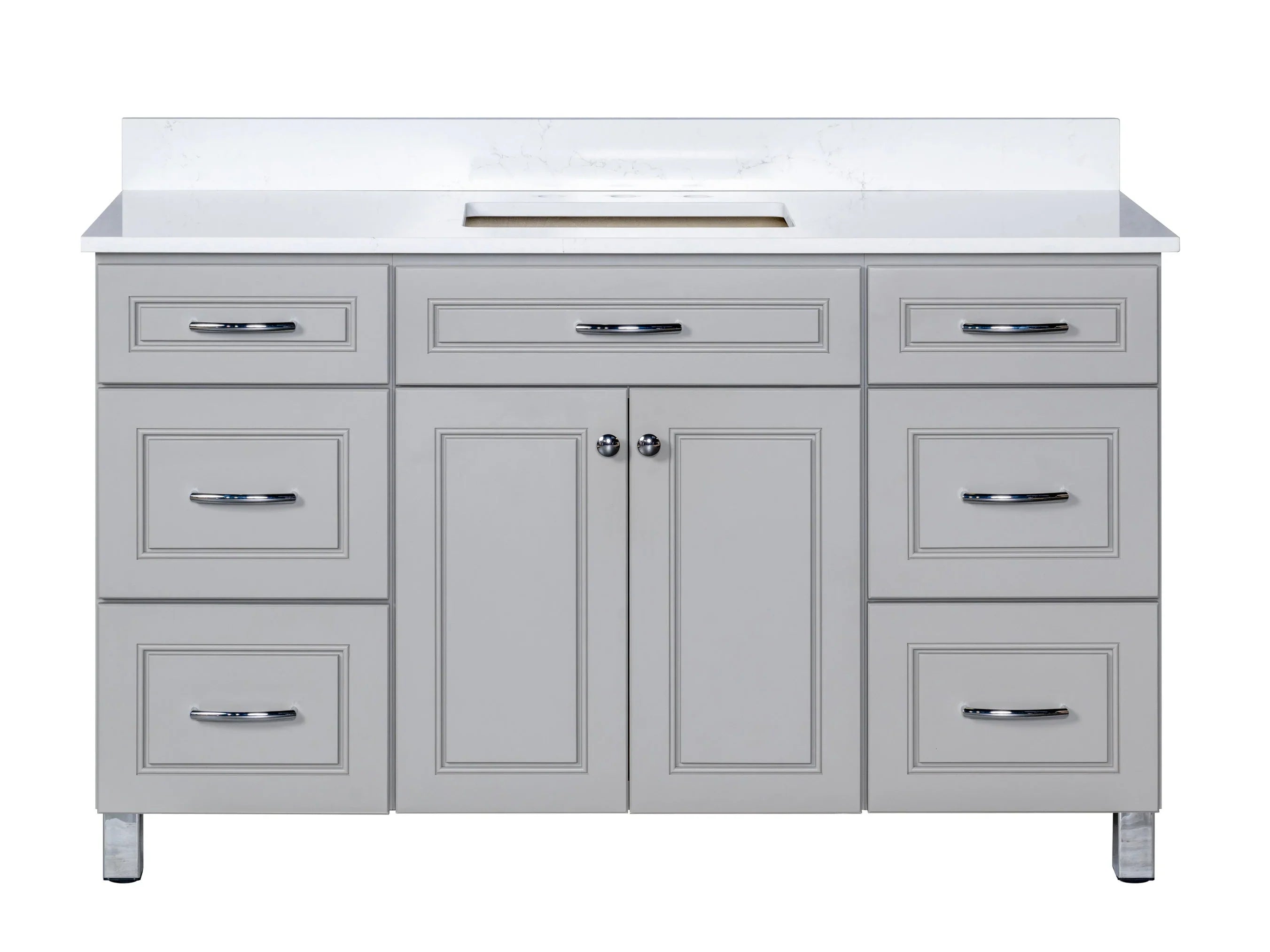 Bathroom Vanity in Greige with Legs