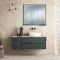 Allegra 36"W x 32"H Framed LED Mirror with Bluetooth Speaker and Wireless Cell Phone Charger