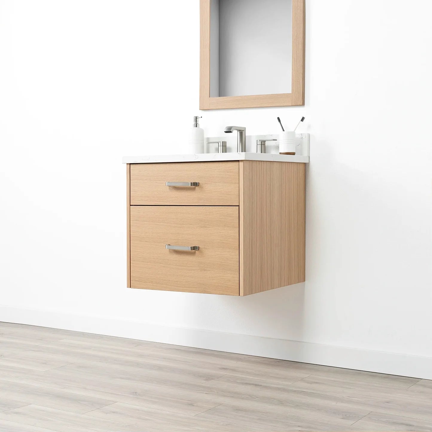 White Oak Wall Cabinet