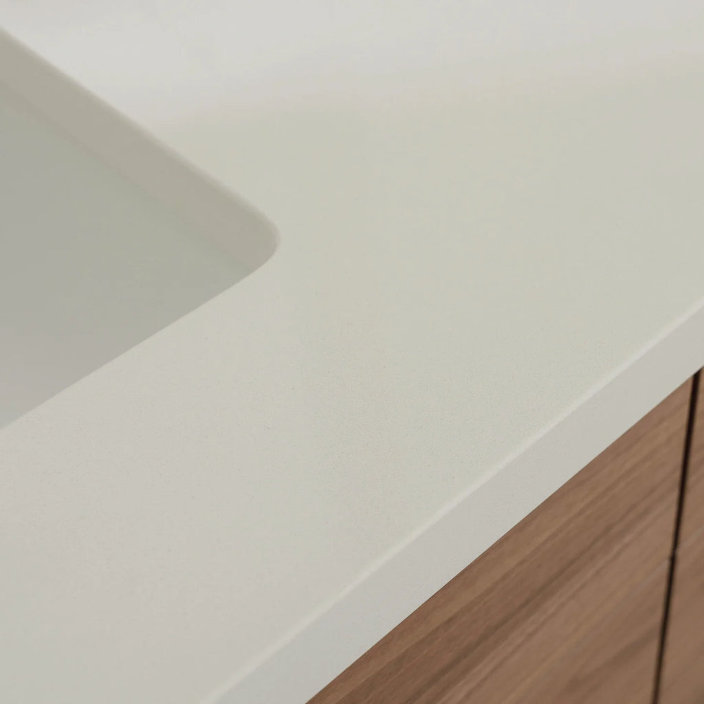 Asher Stainless Slim 48" Walnut Bathroom Vanity