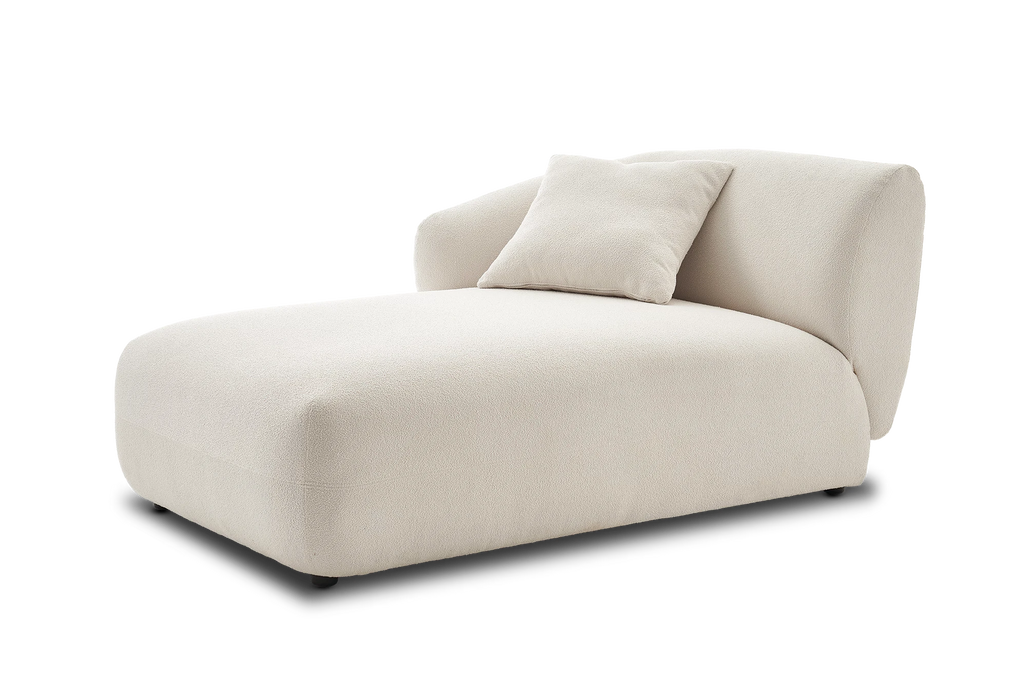 Ultra Modern Left Arm Chaise Lounge