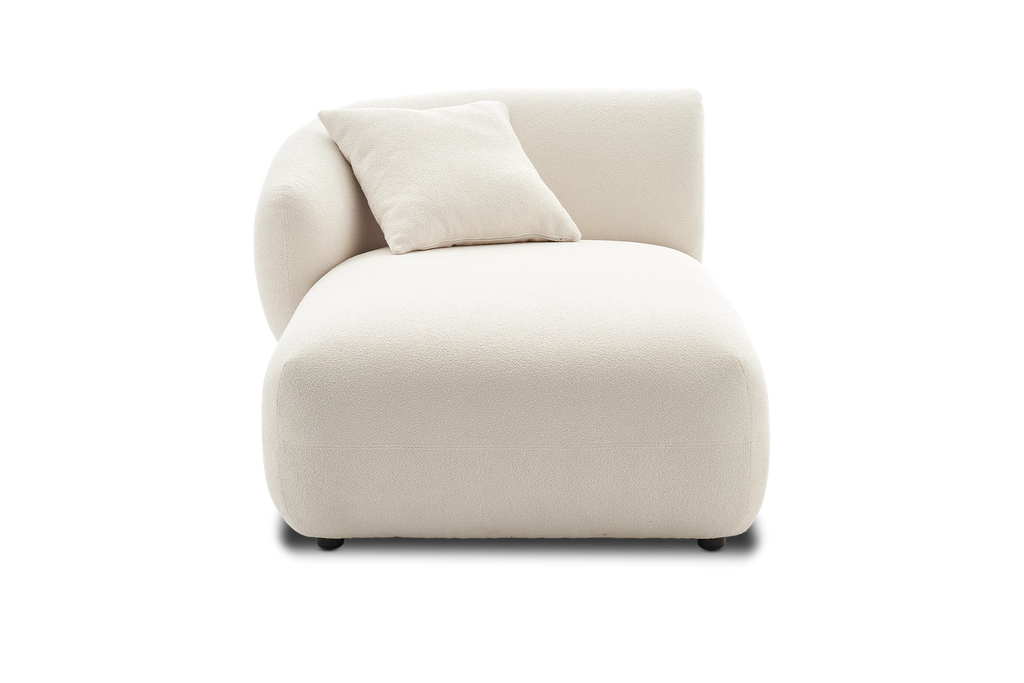 Ultra Modern Left Arm Chaise Lounge