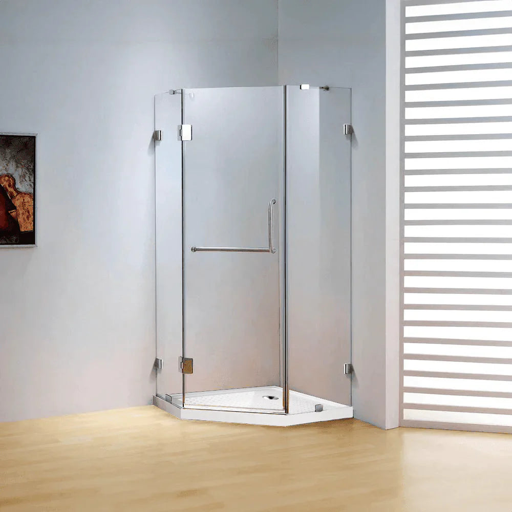 Frameless Neo-Angle Hinged Shower Door