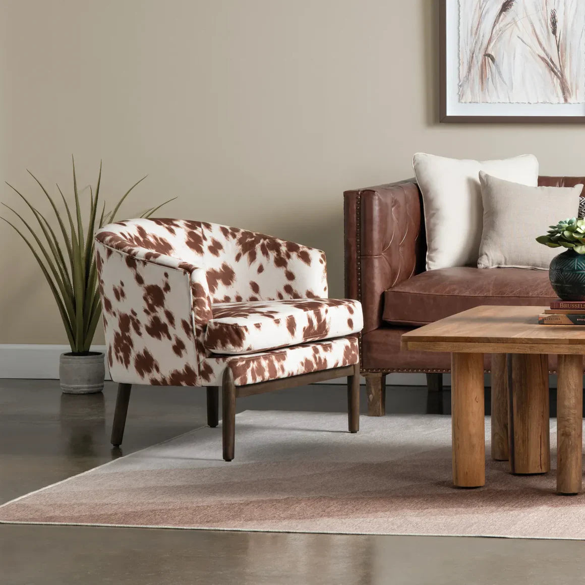 Chapman Cowhide Accent Chair