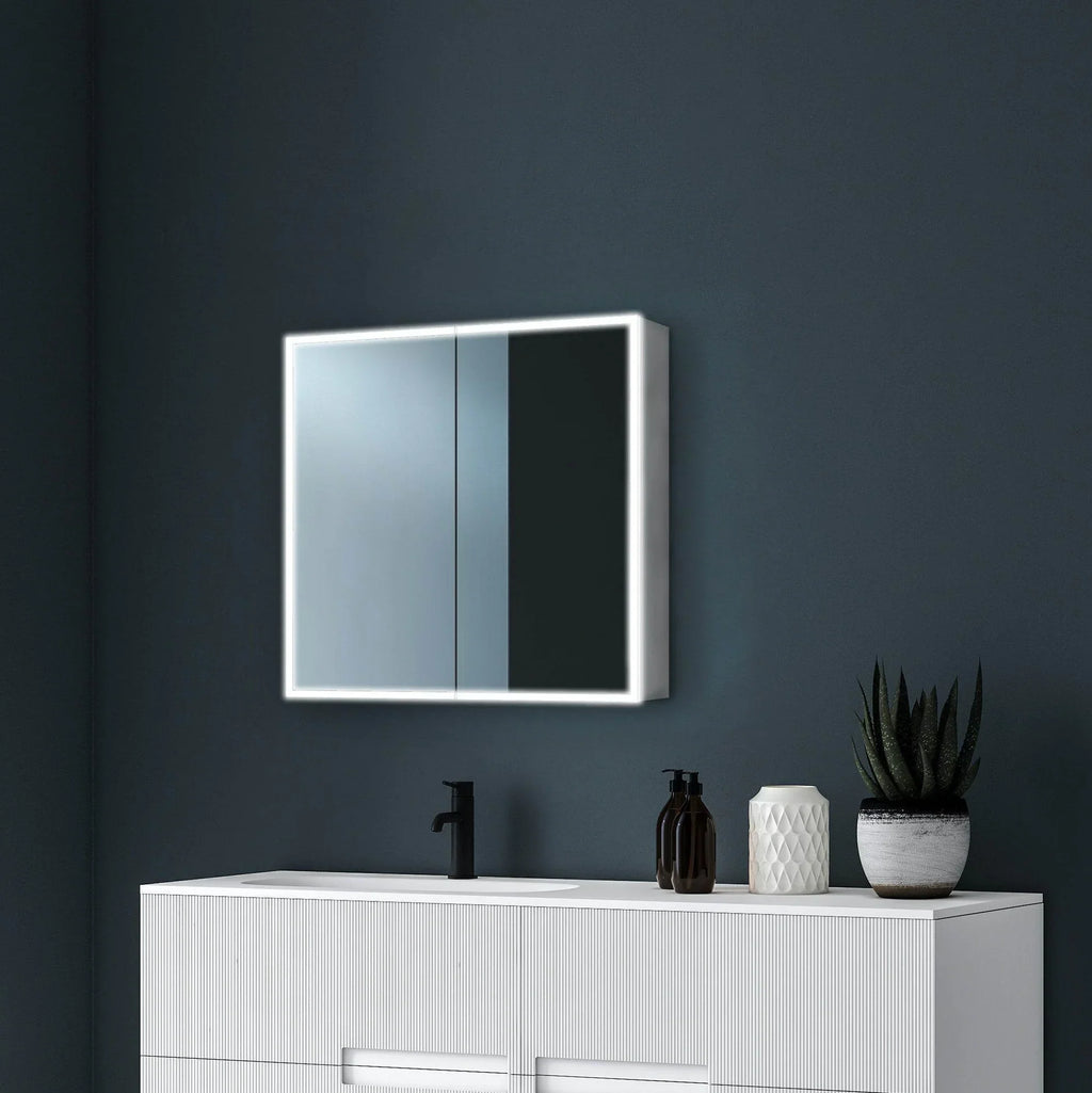 Dani 28"W X 28"H LED Medicine Cabinet