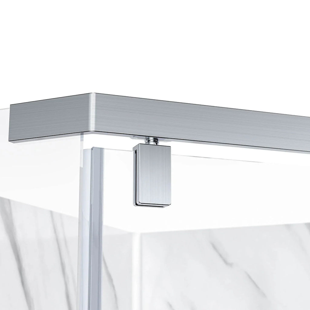 Capri Neo Angle Brushed Nickel Shower Kit