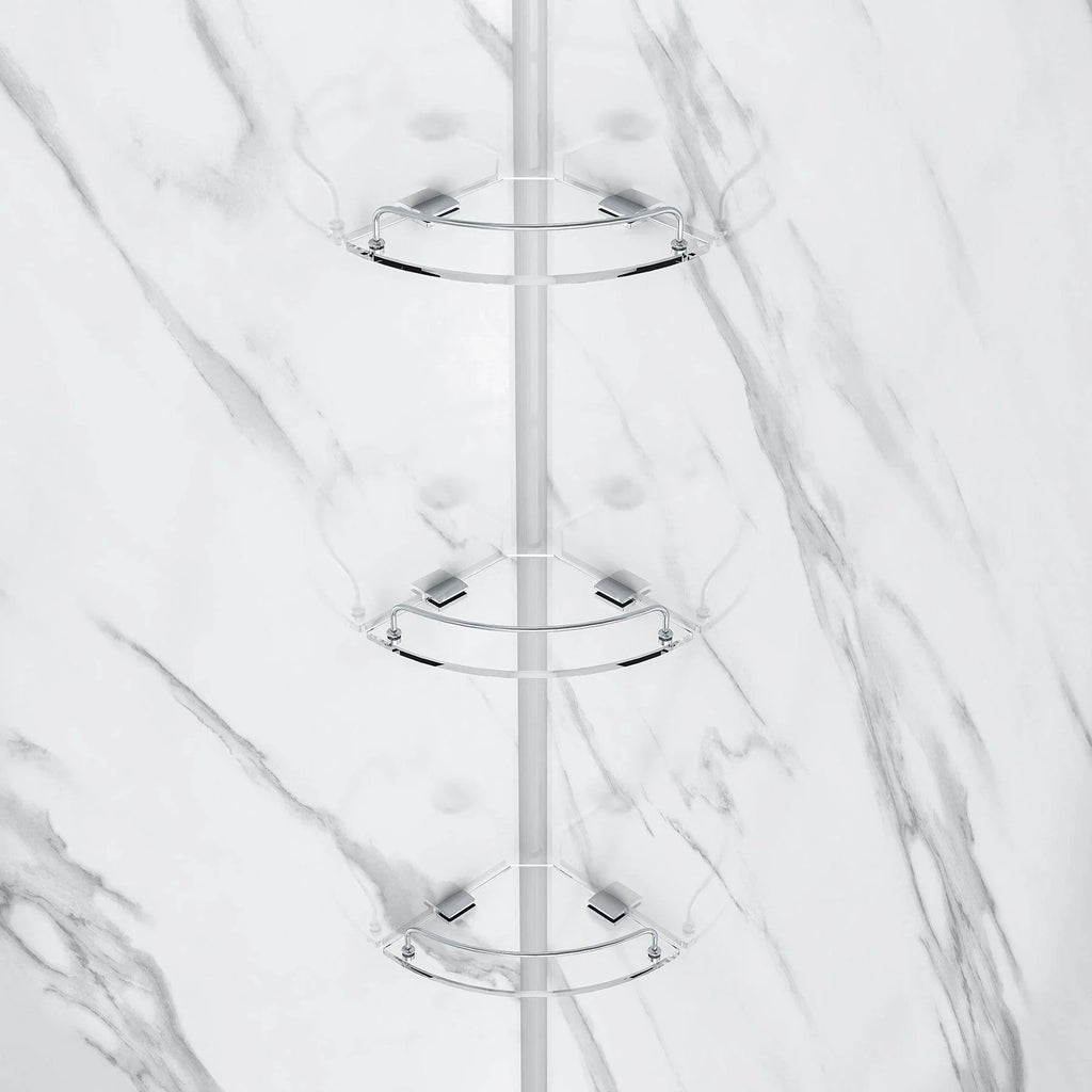 Capri Neo Angle Brushed Nickel Shower Kit