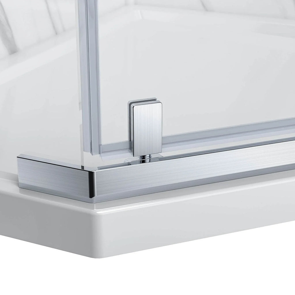 Capri Neo Angle Brushed Nickel Shower Kit