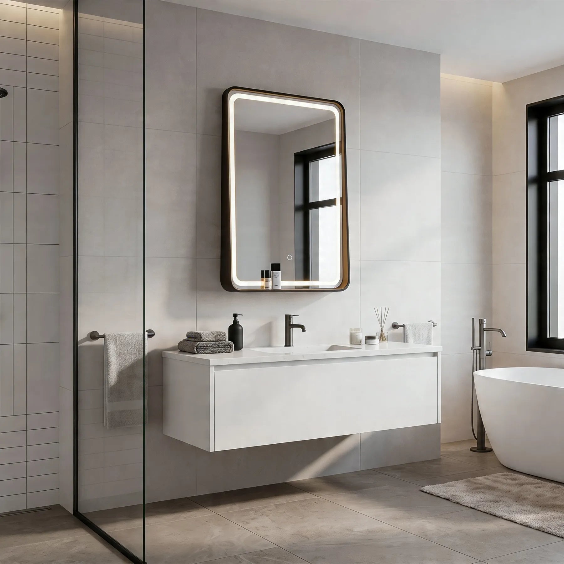 Zara 24"W x 32"H LED Lighted Mirror