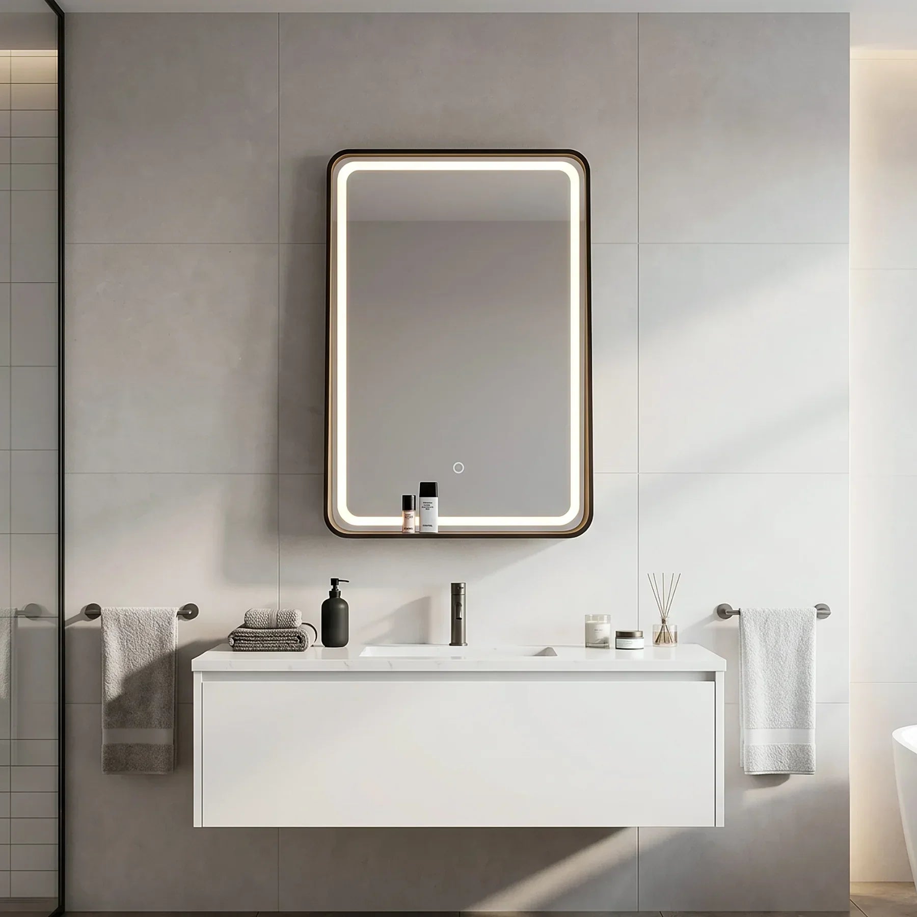 Zara 24"W x 32"H LED Lighted Mirror