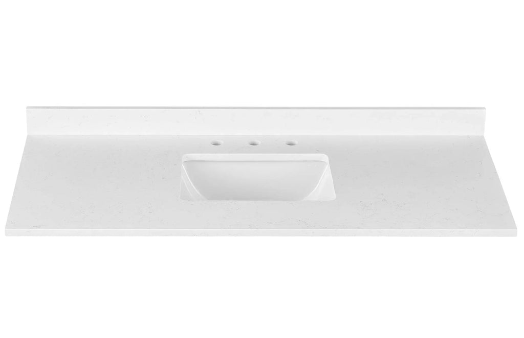 Amalfi Engineered Marble Vanity Top with Rectangular Undermount Bowl