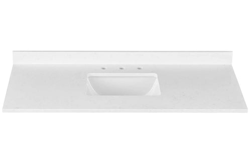 Amalfi Engineered Marble Vanity Top with Rectangular Undermount Bowl