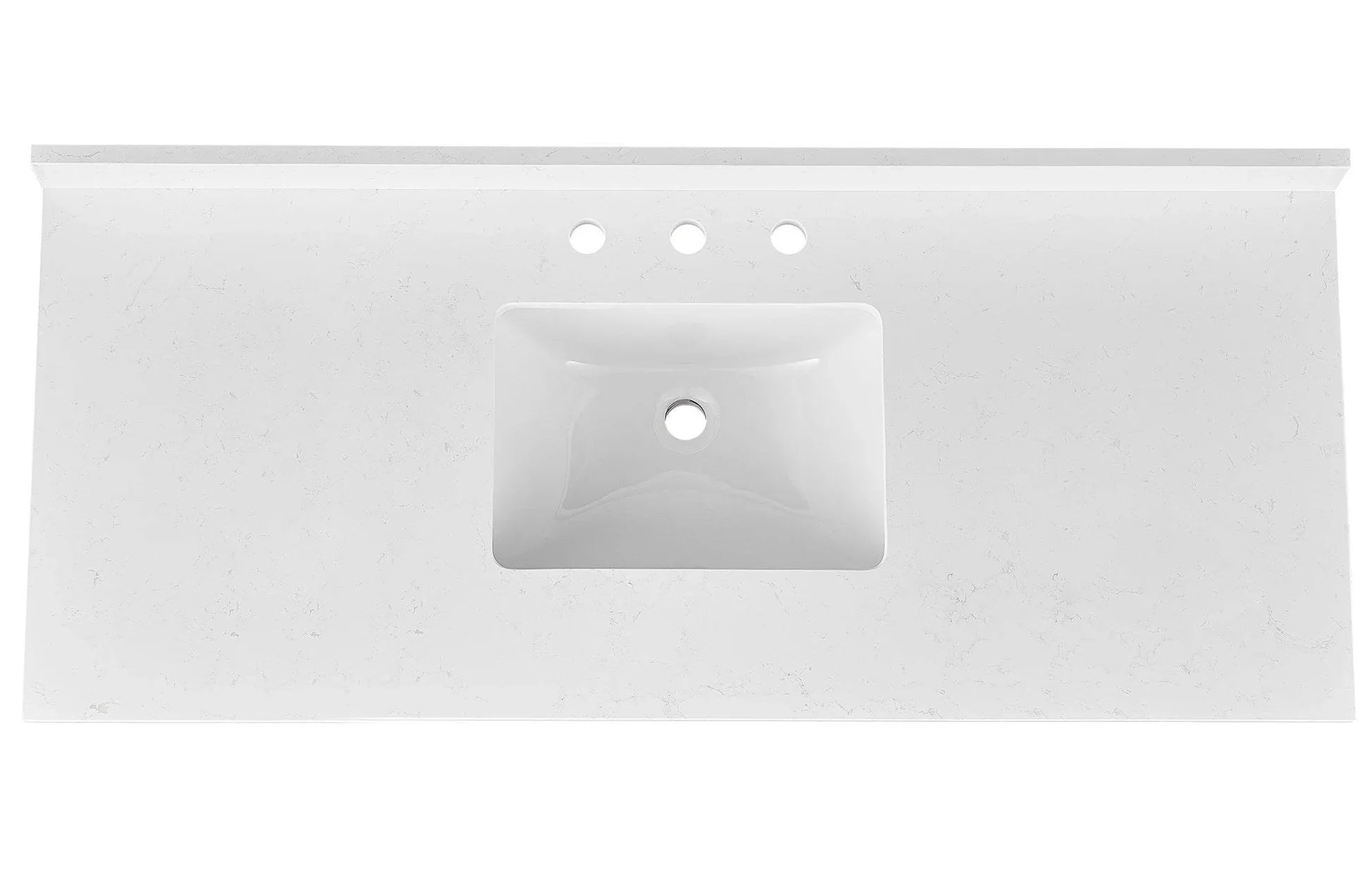 Amalfi Engineered Marble Vanity Top with Rectangular Undermount Bowl