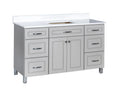 Bathroom Vanity in Greige with Legs