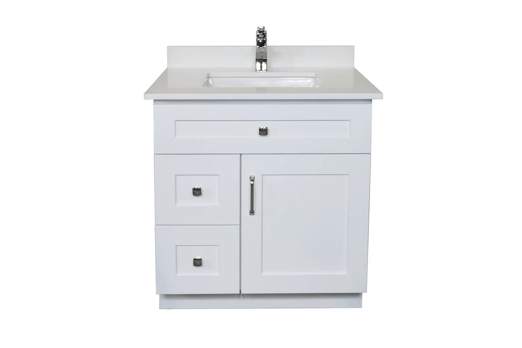 Bathroom Vanity in White - Combo