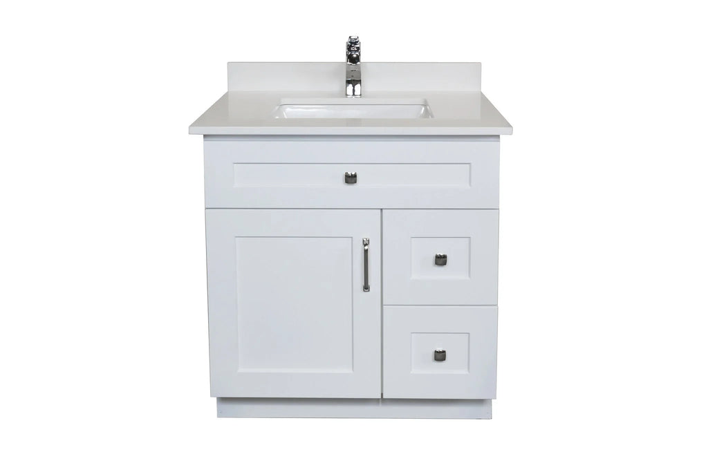 Bathroom Vanity in White - Combo