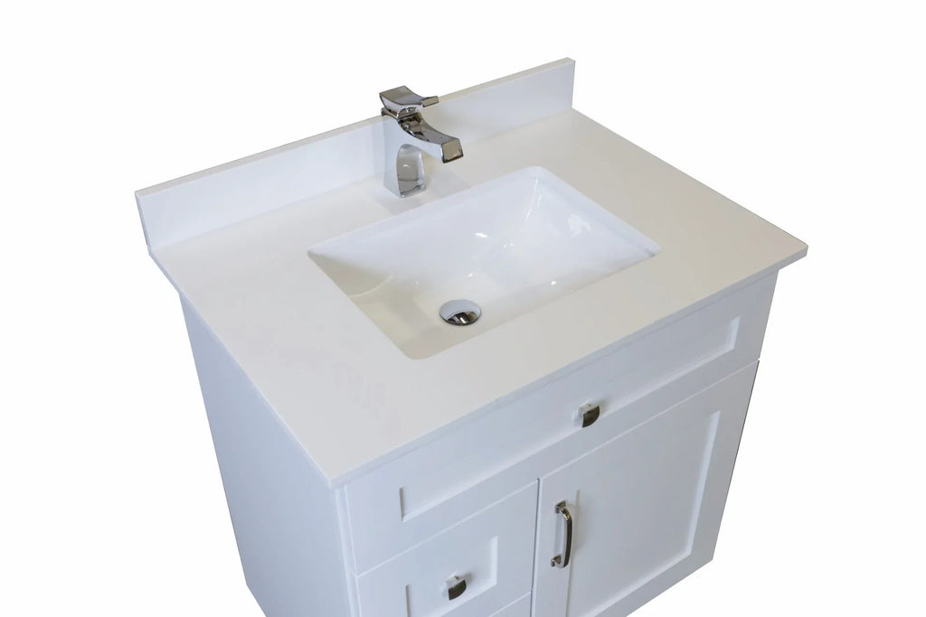 Bathroom Vanity in White - Combo