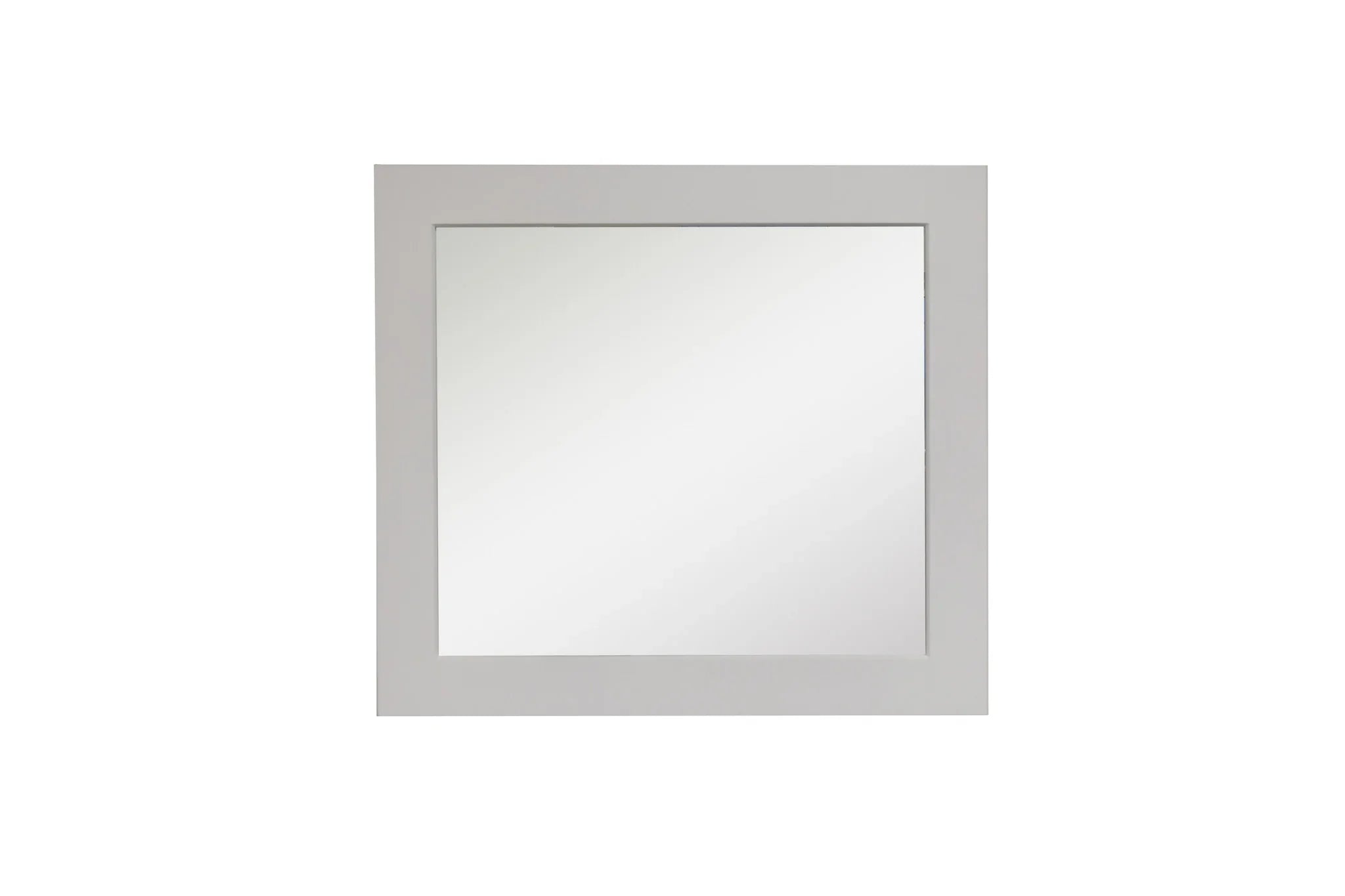 Wood Frame Bathroom Mirror with Beveled Edge