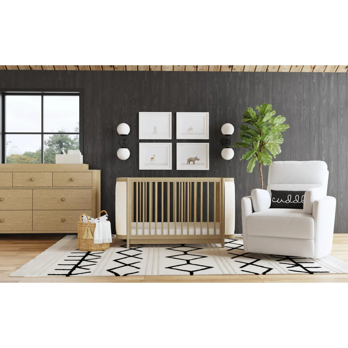 Avila Nursery Swivel Power Glider Recliner