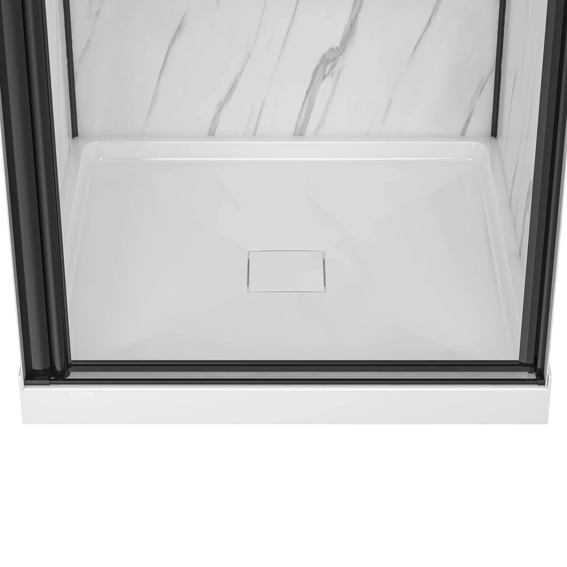 York 36 H Alcove Black Shower Kit