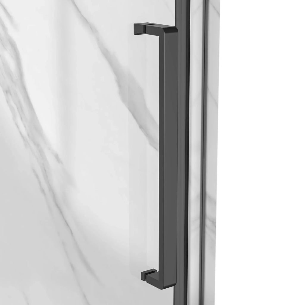 Capri Neo Angle Black Shower Kit