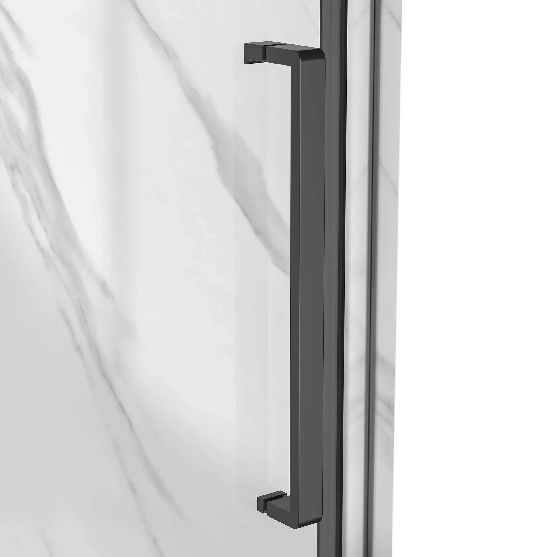 Capri Neo-Angle Shower Kit in Black